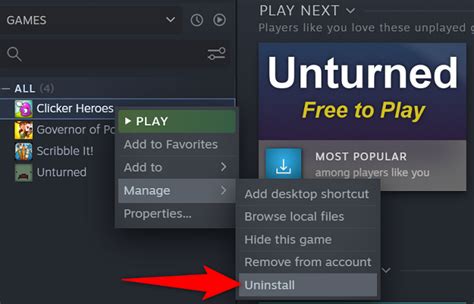 how to hide games in steam library|How to Uninstall Steam Games .